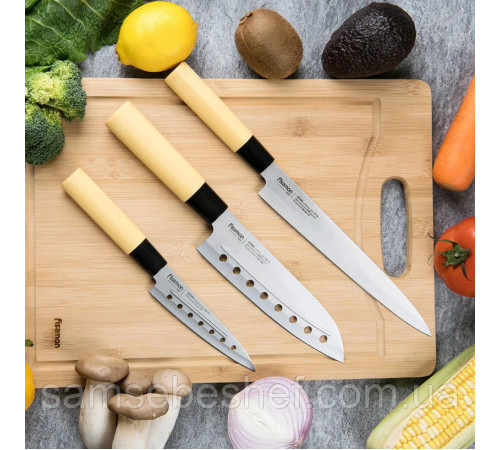 Набір ножів Fissman Katana 2680 3 штуки