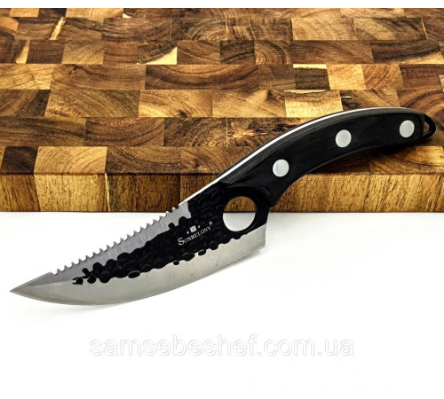 Обвалювальний ніж 15 см Sonmelony Satori Crazy Black