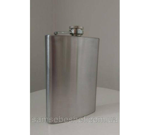 Фляга під гравіювання GA Династія, 10 oz, сатинове полірування, 10210