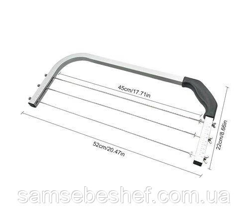 Професійна кондитерська струна для бісквіта 50 см Cake Slicer