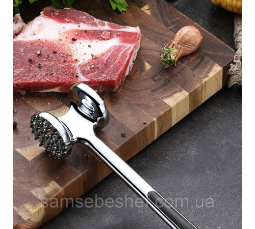 Молоток для м'яса Master chef Gourmet line 26091 - ідеальний вибір для якісної обробки м'яса вдома!
