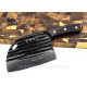 Купити кований сербський шеф-ніж 17.5 см Serbian Cleaver Midnight на Lumi Shop