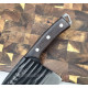 Купити кований сербський шеф-ніж 17.5 см Serbian Cleaver Midnight на Lumi Shop