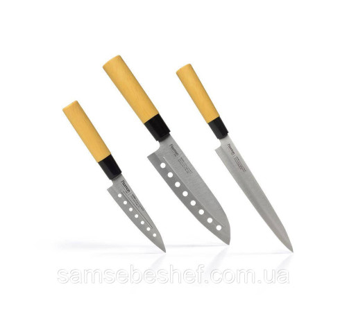 Набір ножів Fissman Katana 2680 3 штуки