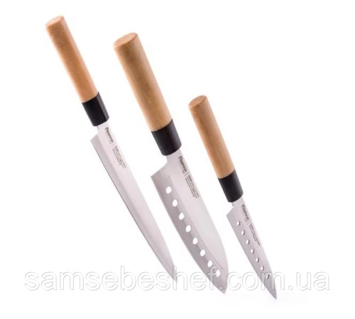Набір ножів Fissman Katana 2680 3 штуки