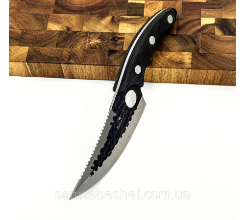 Обвалювальний ніж 15 см Sonmelony Satori Crazy Black