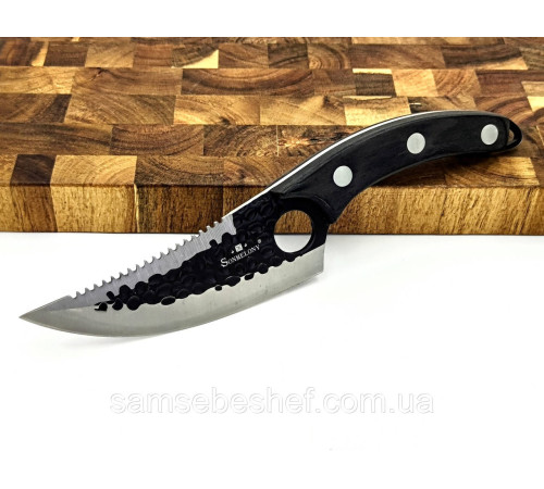 Обвалювальний ніж 15 см Sonmelony Satori Crazy Black