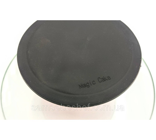 Скляна підставка для торта поворотний столик Ø30 см Magic Cake